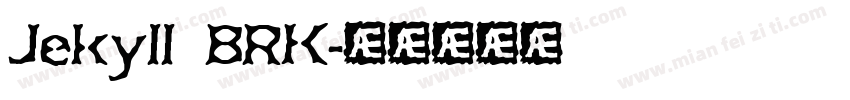 Jekyll BRK字体转换